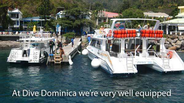 Dive Dominica Fully Equipped Boats